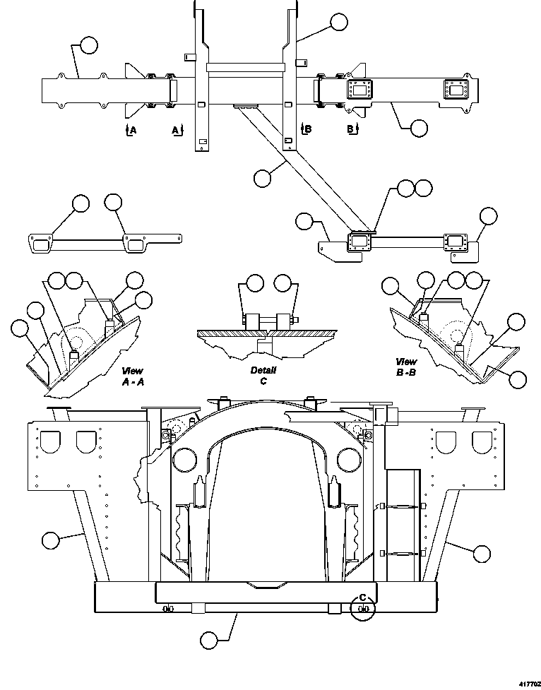 Опора EL0662 KOMATSU