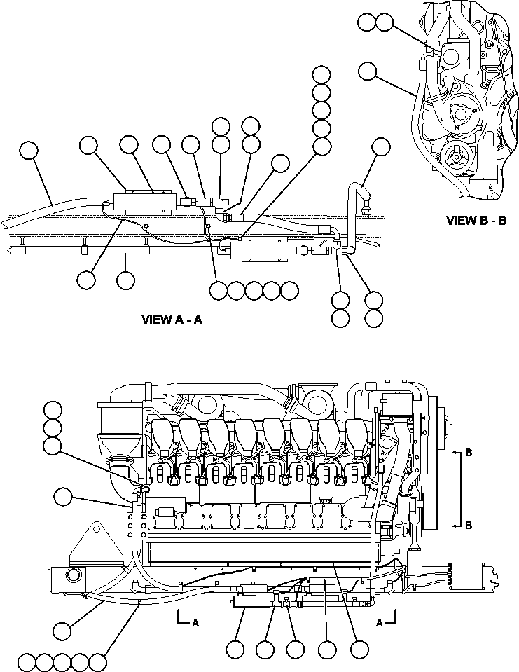 Прямой переходный фитинг WB0597 KOMATSU