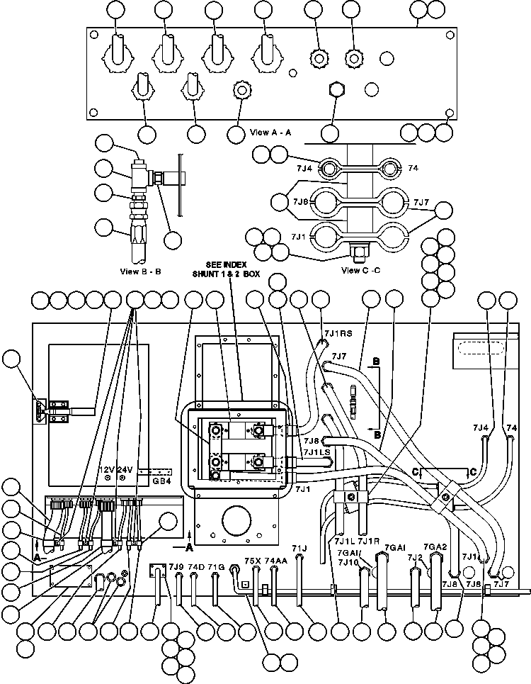 HARNESS, PAYLOAD - FRONT SUSPENSION (2) EG7481 KOMATSU