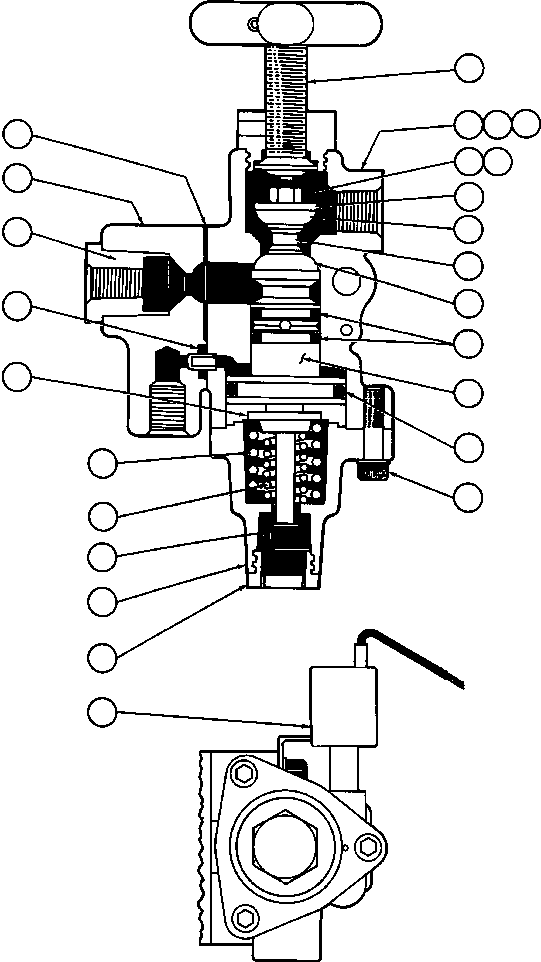 SPRING & CAP ASSEMBLY BF4895 KOMATSU