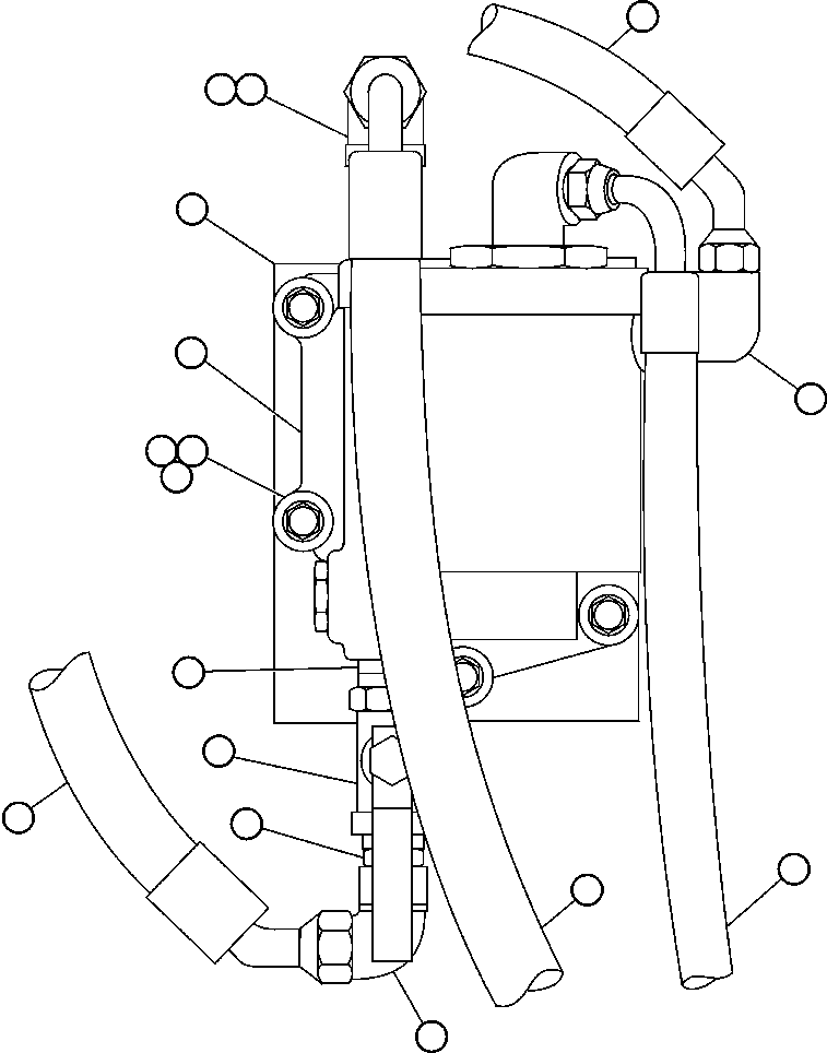 Кронштейн ED1469 KOMATSU