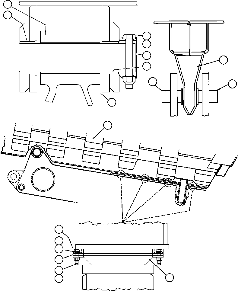 PAD, BODY EG0898 KOMATSU