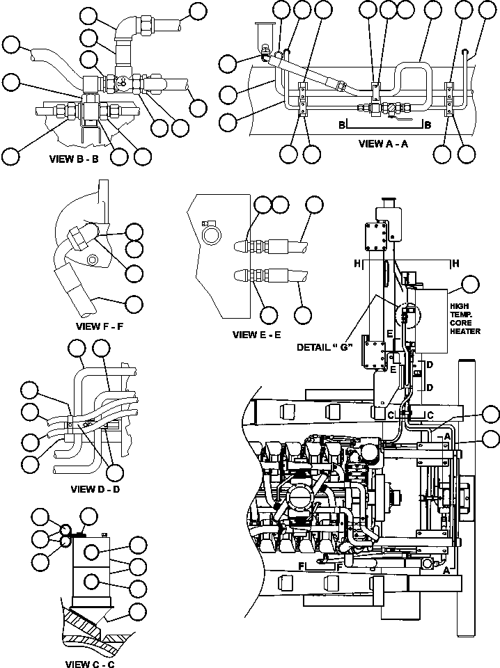 Трубка EH4952 KOMATSU