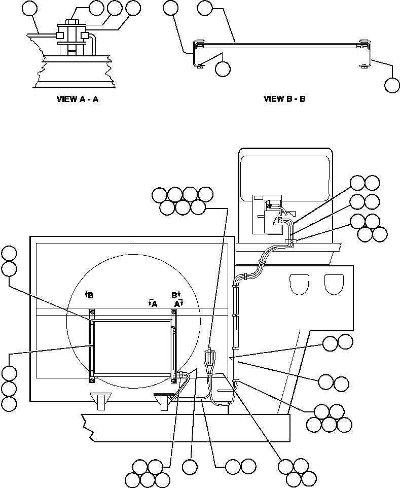 NUT, MOUNTING TY5049 KOMATSU