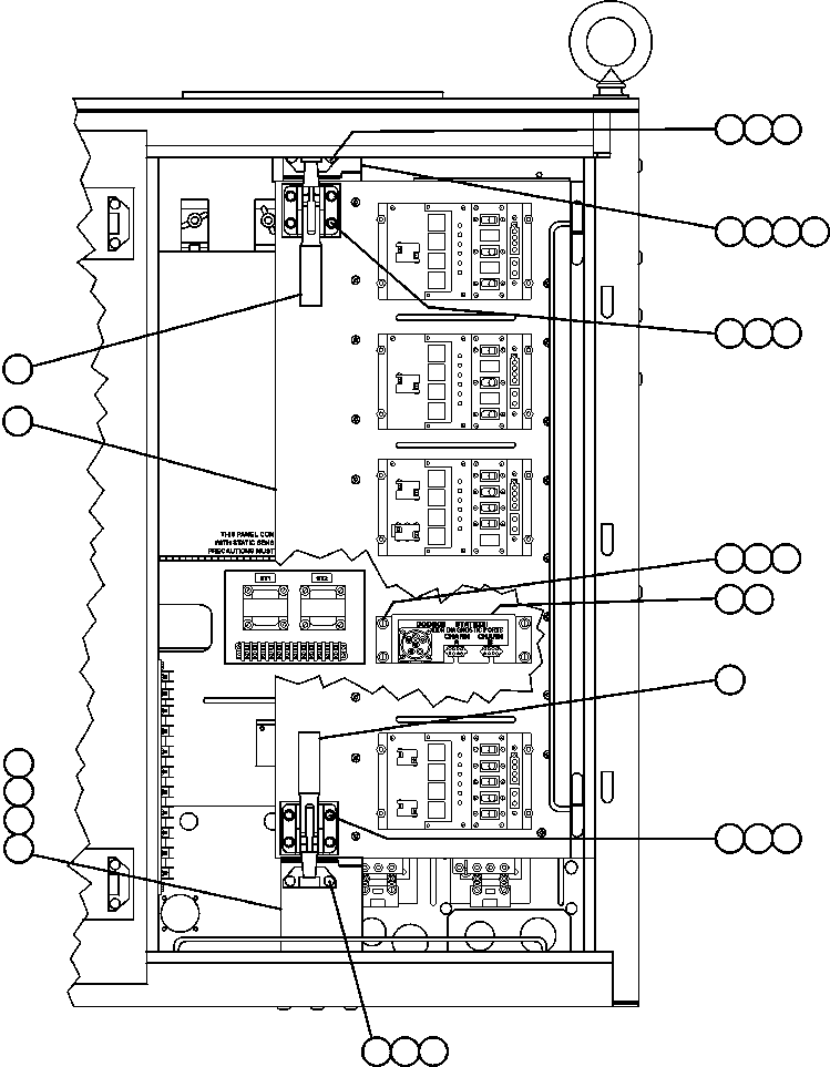 BRACKET, DISPLAY PANEL EH0185 KOMATSU