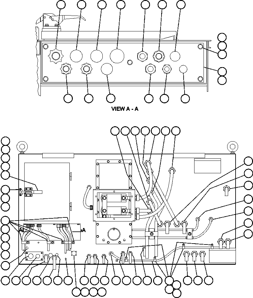 HARNESS, ACCUMULATOR PRESSURE SWITCHES EF4424 KOMATSU