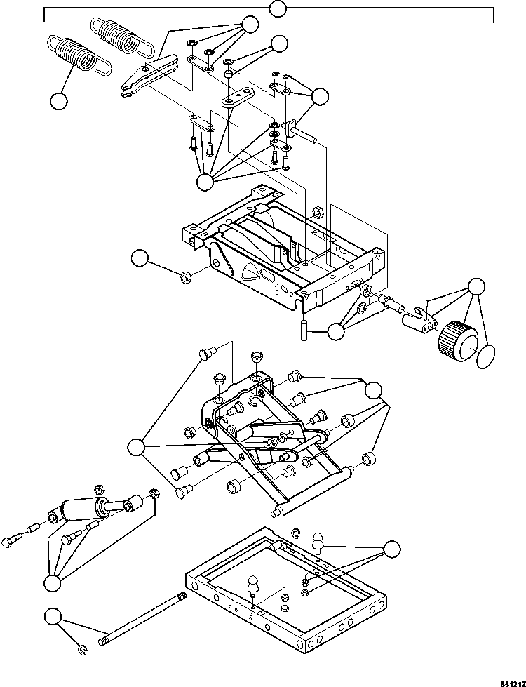 KIT, SPRING XA4024 KOMATSU