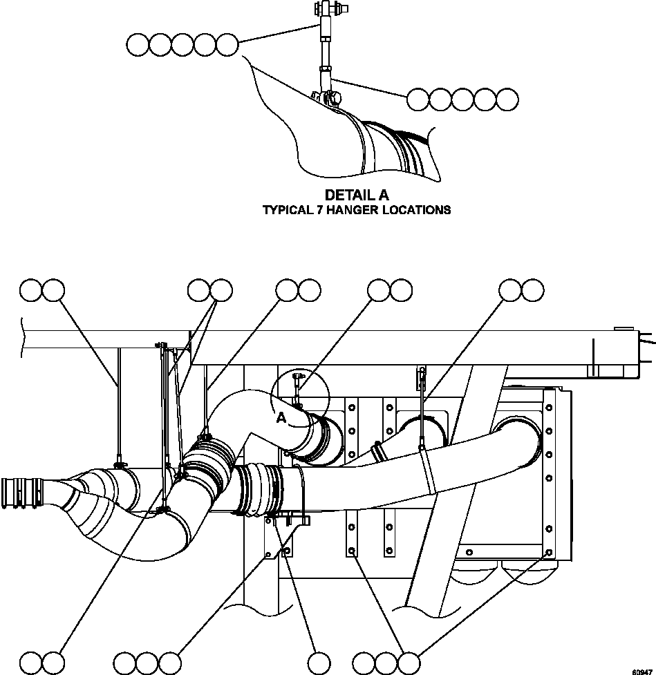 Резьбовая шпилька EL2512 KOMATSU