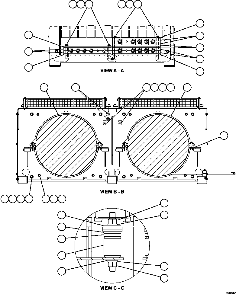 Винт с головкой - 3/8" - 16NC X 6" XA3152 KOMATSU