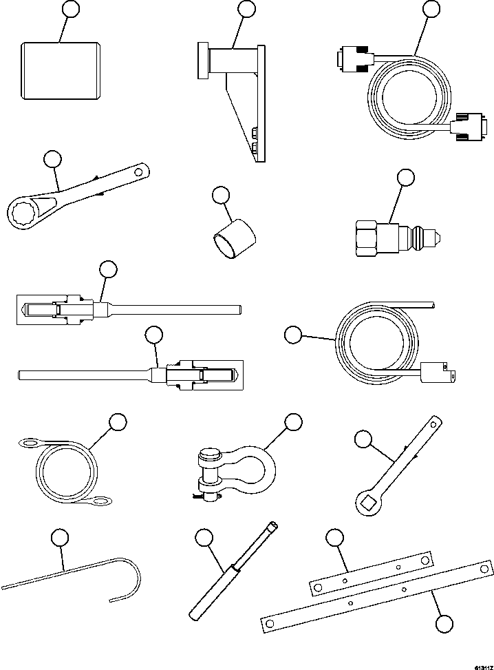 WEAR INDICATOR ASSEMBLY - FRONT BRAKE EM1275 KOMATSU