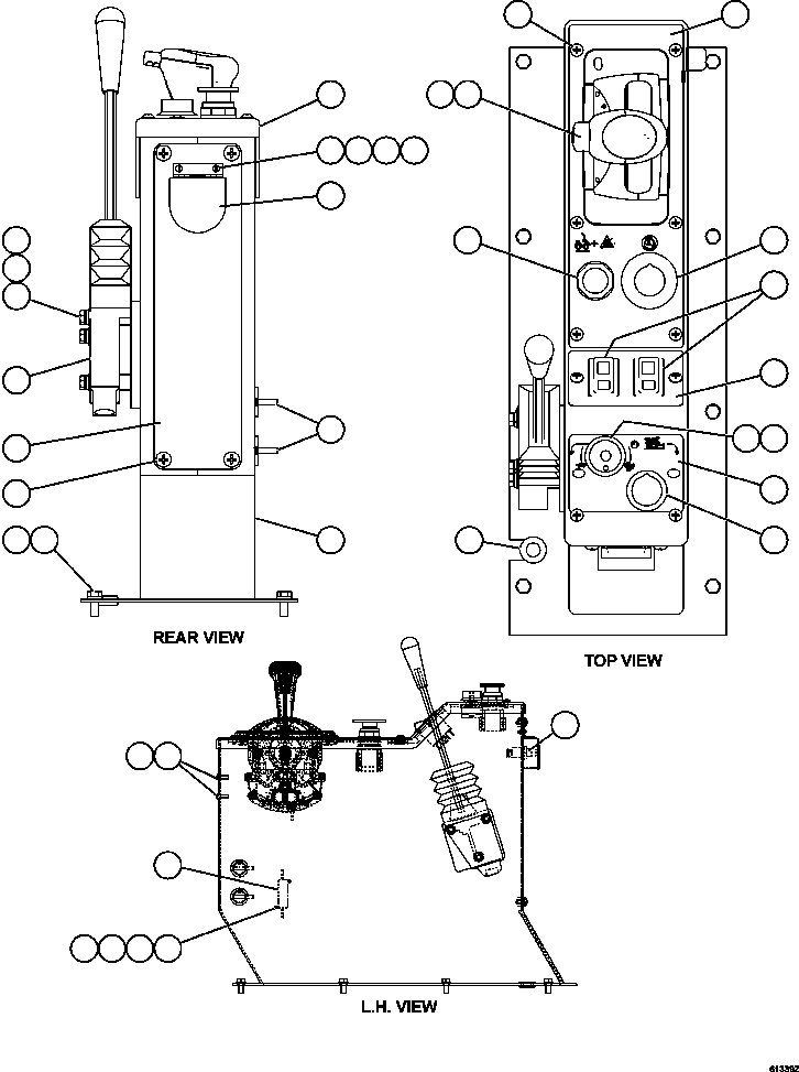 PLATE, DIAGNOSTIC EM6529 KOMATSU