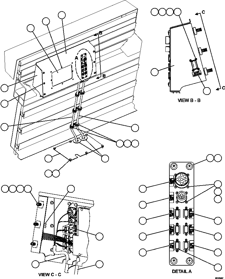 PLATE, SIDE - LH EM4642 KOMATSU