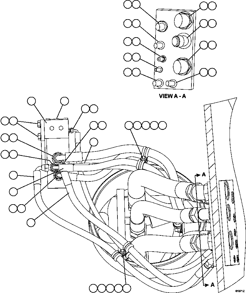 Шланг VM7598 KOMATSU