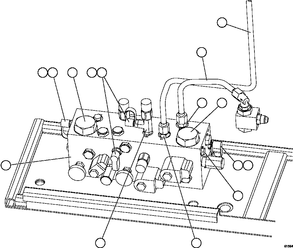 Тройник PC2803 KOMATSU