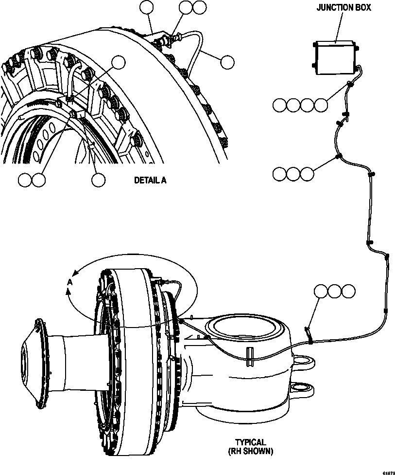 MOUNT, SENSOR EK3787 KOMATSU