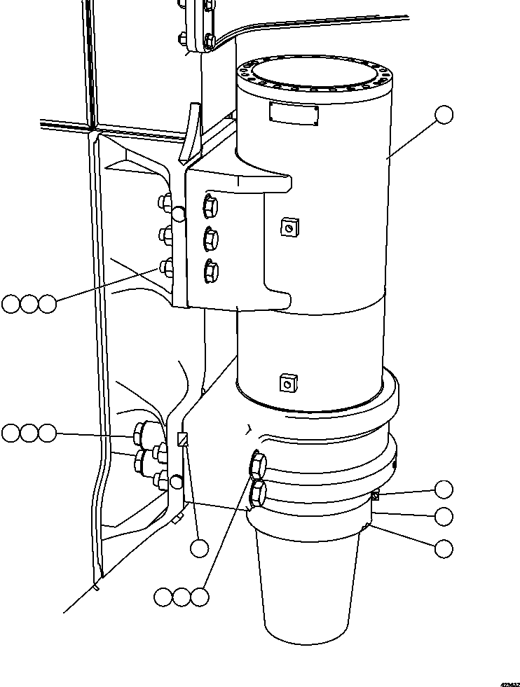 FRONT SUSPENSION ASSEMBLY - COLD WEATHER XB3932 KOMATSU