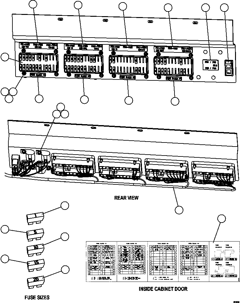 Табличка - FB1 CIRCUITS WB3779 KOMATSU