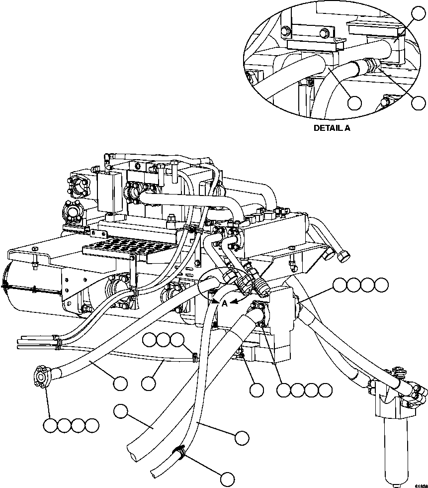 Шланг HA8703 KOMATSU