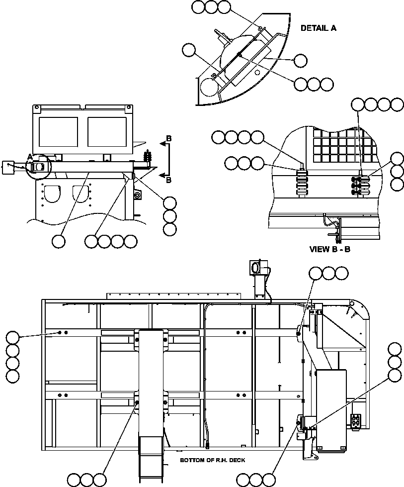 DECK - R.H. EJ7892 KOMATSU