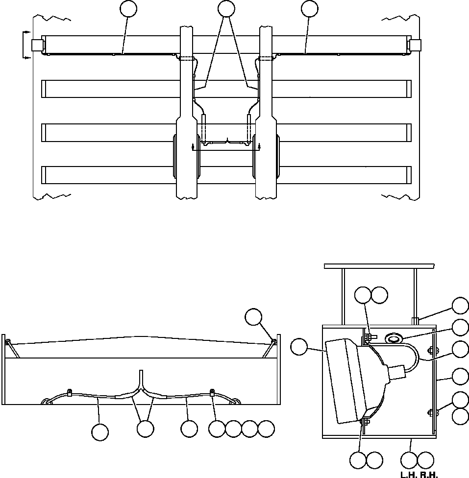 CLEARANCE LIGHT ASSEMBLY (LED) (SEE FIG 41107) PC1792 KOMATSU