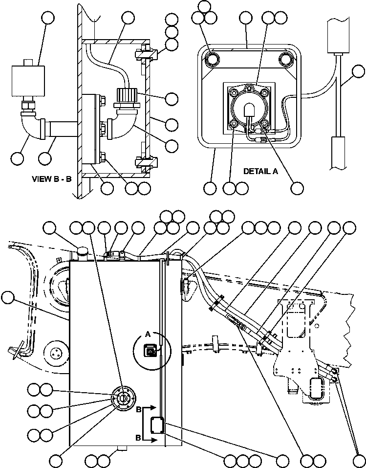 Винт с головкой - 5/16" - 18NC X 3/4" VW6448 KOMATSU
