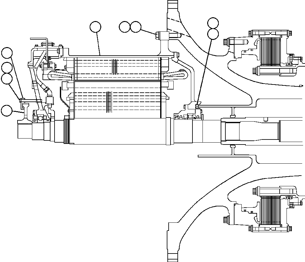 TRANSMISSION, MOTORIZED WHEEL (SEE INDEX) GE1349 KOMATSU