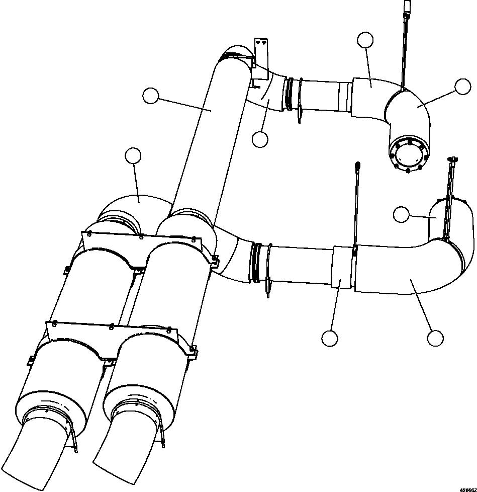 BLANKET, EXHAUST FILLER (30 CM) (1) XB6986 KOMATSU