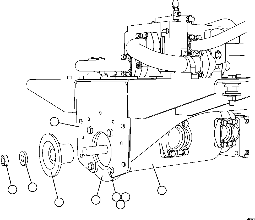 Опора XB4819 KOMATSU