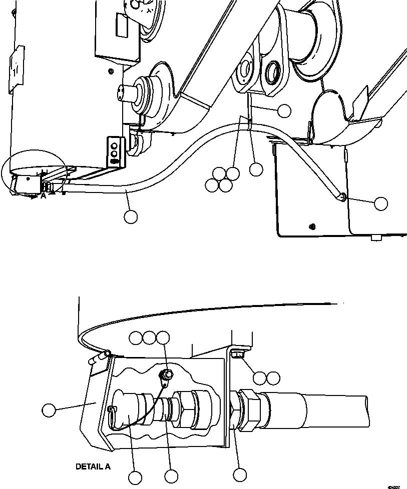 NOZZLE, FUEL PC2962 KOMATSU