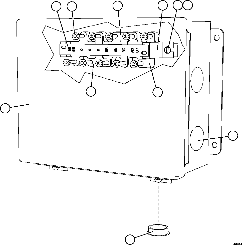 BOX, JUNCTION XB5556 KOMATSU