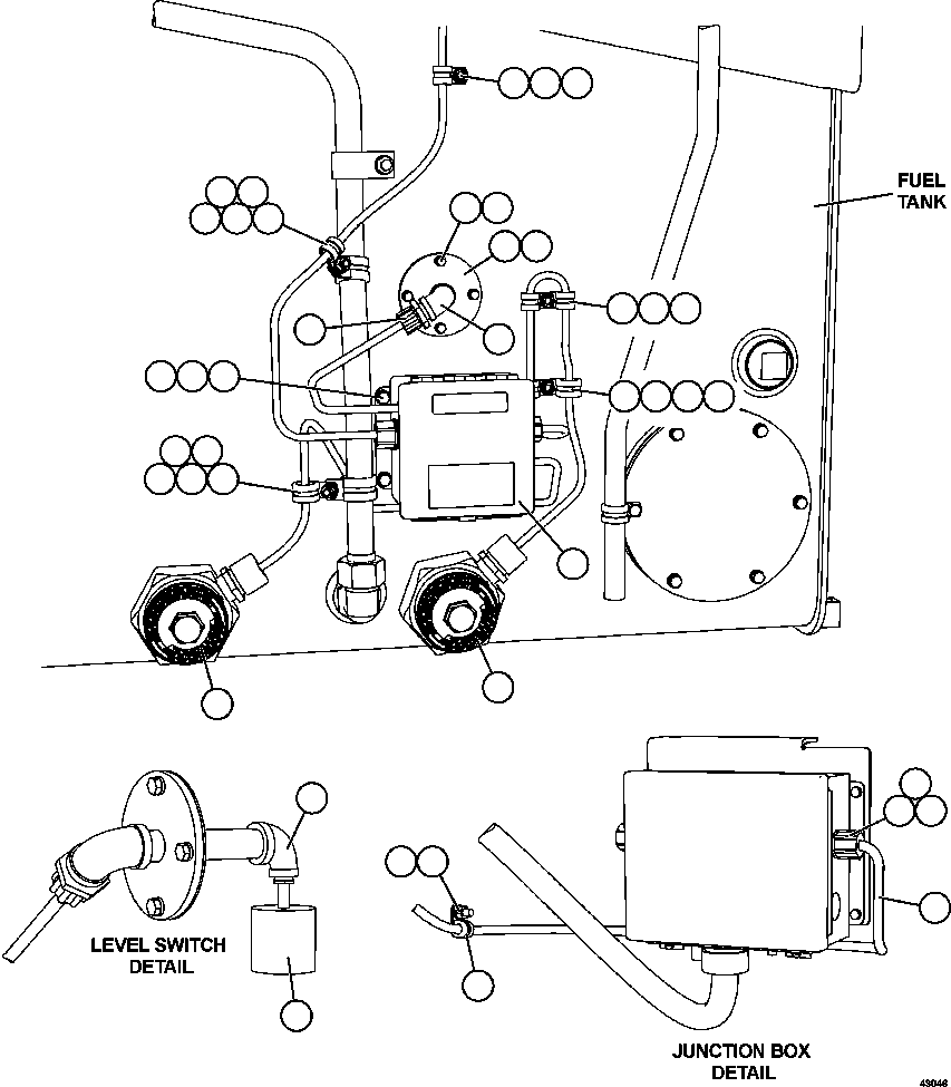SWITCH, LEVEL PC2953 KOMATSU