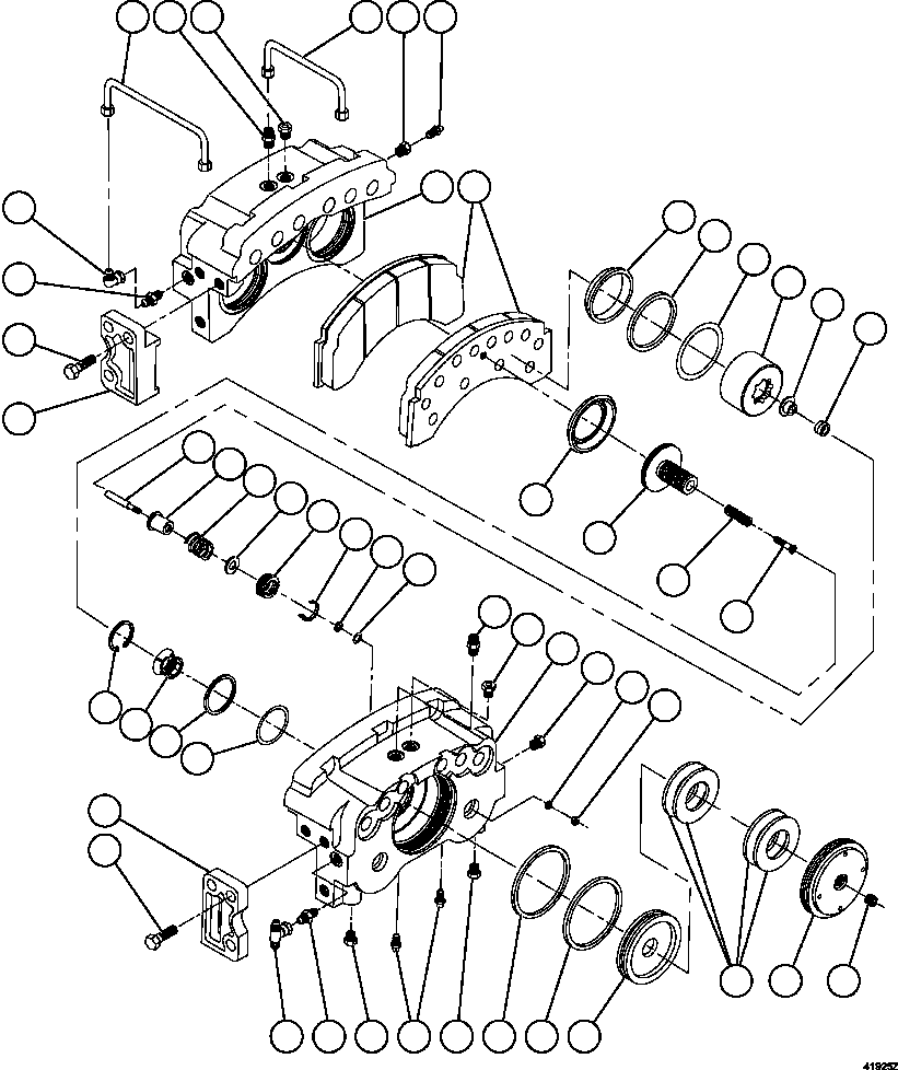 NOTE: (1) INCLUDED IN XA5541 SEAL KIT. XA5541 KOMATSU