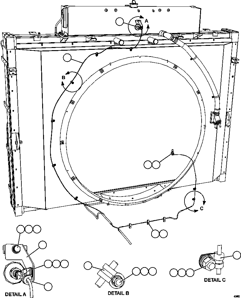 SWITCH, COOLANT LEVEL XA4486 KOMATSU