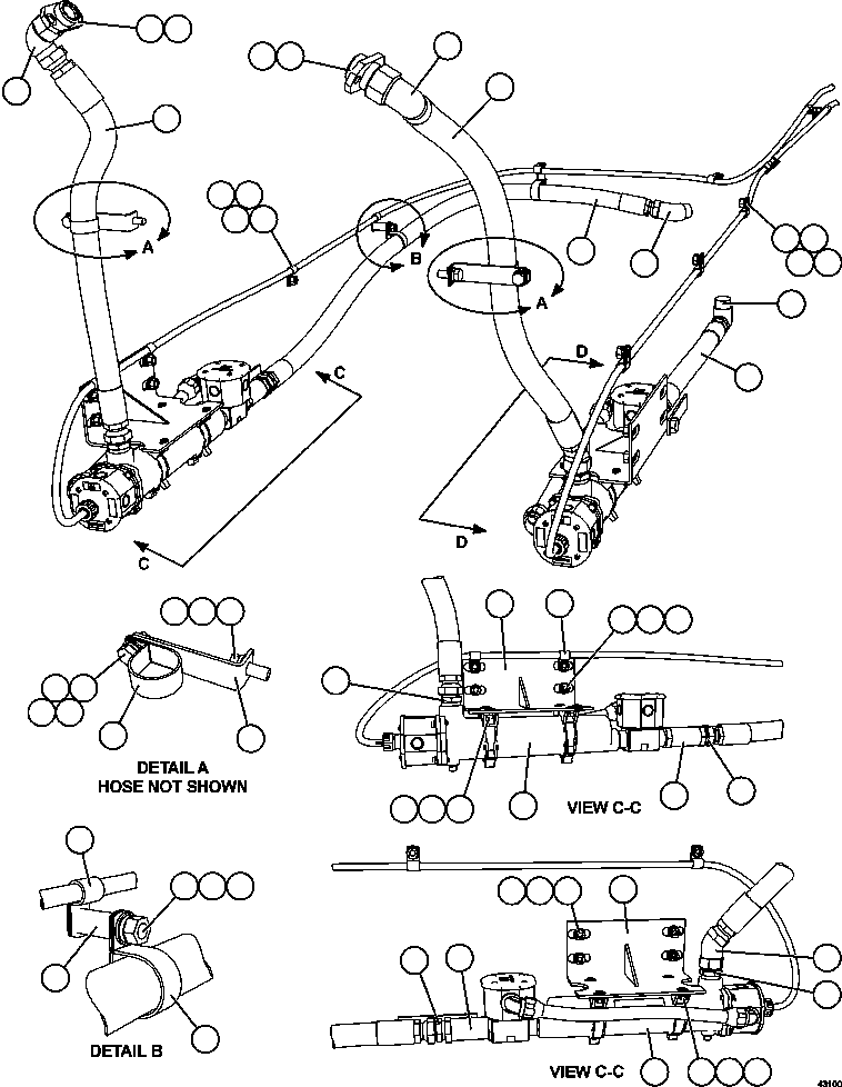 Шланг HA0509 KOMATSU