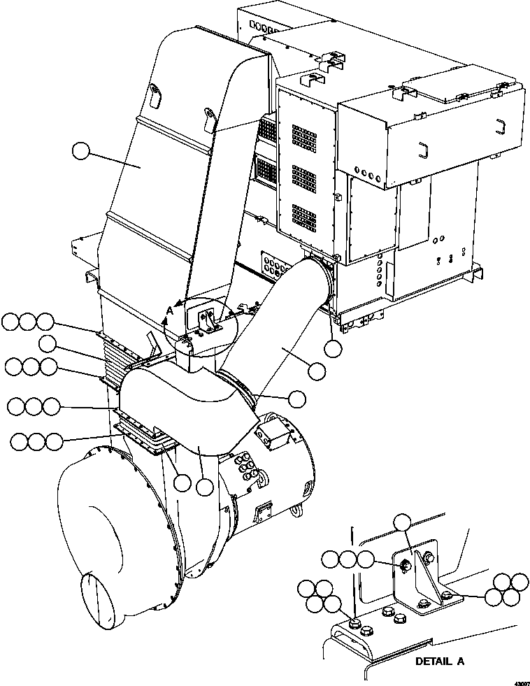 DUCT, FLEXIBLE XB5850 KOMATSU