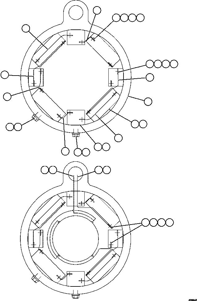 FRAME, MAGNET XA4561 KOMATSU