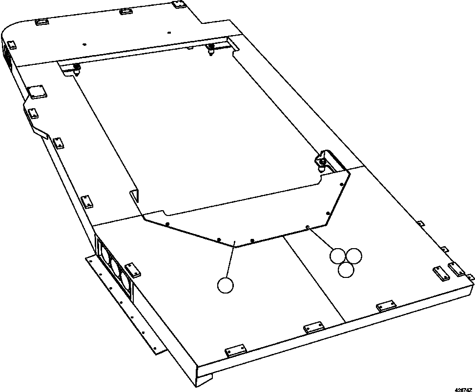 COVER, ACCESS XB1734 KOMATSU