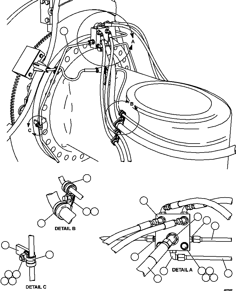 HOSE (SUPPLY) HA8641 KOMATSU
