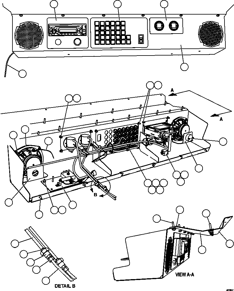 HARNESS, CAB OVERHEAD EM8249 KOMATSU