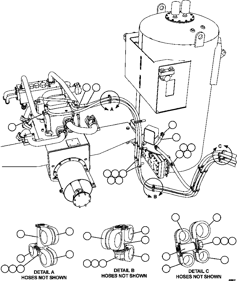 Шланг HA8725 KOMATSU
