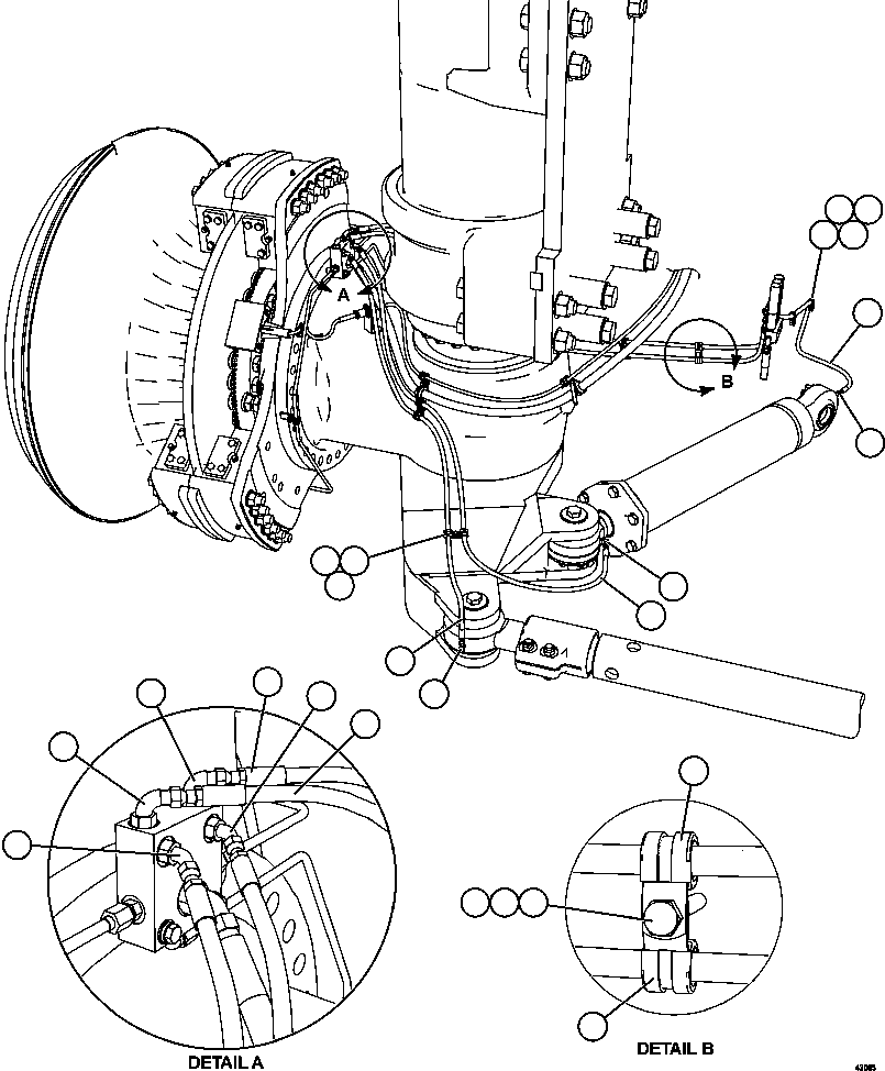 Шланг HA8642 KOMATSU