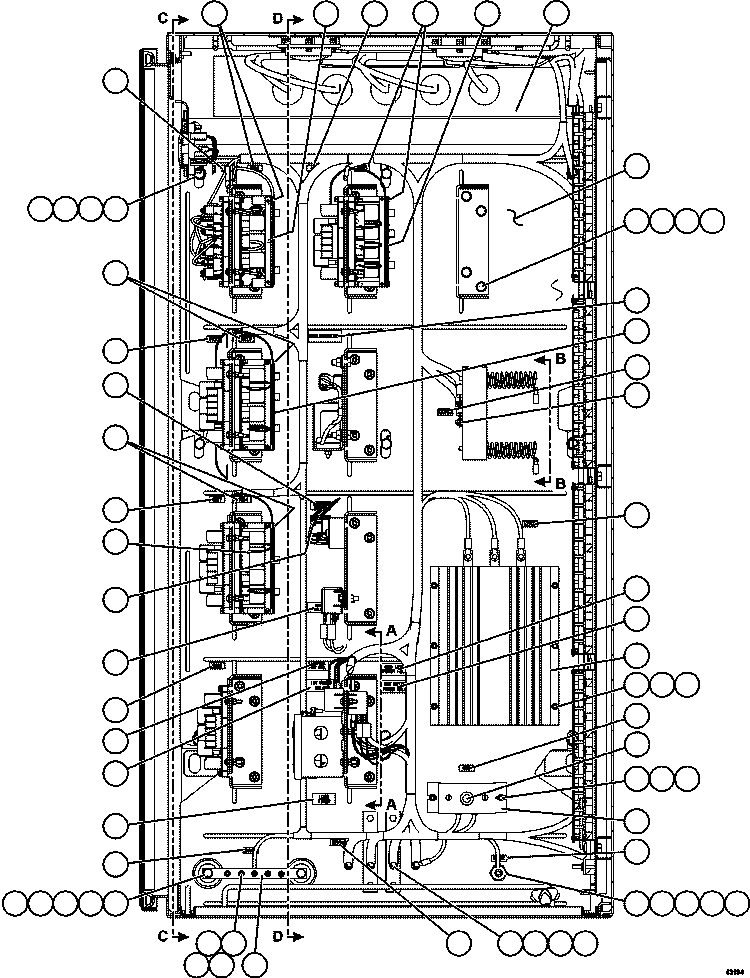 HARNESS, AUXILIARY BOX (P301 - P305) EM8245 KOMATSU