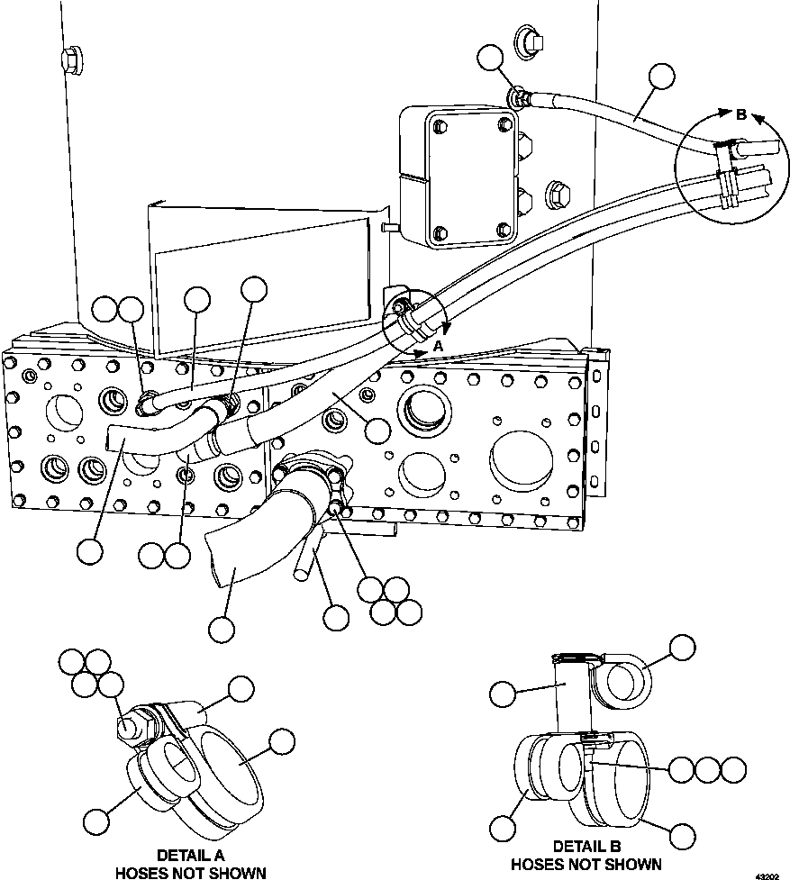 Прямой фитинг WB0465 KOMATSU