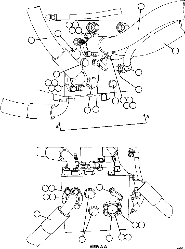 Шланг HA8716 KOMATSU