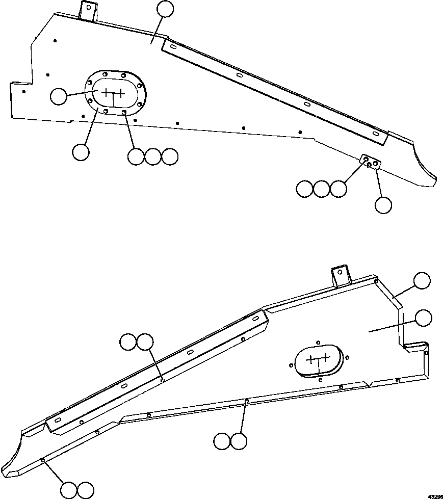 COVER, PERFORATED XC0829 KOMATSU