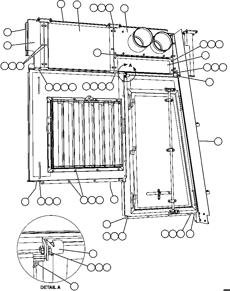 SHEET, LOWER FRONT FILLER XC0567 KOMATSU