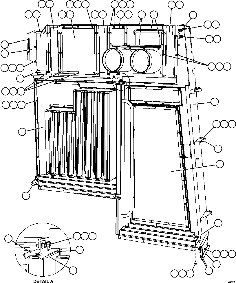 SUPPORT, HANGING XC0301 KOMATSU