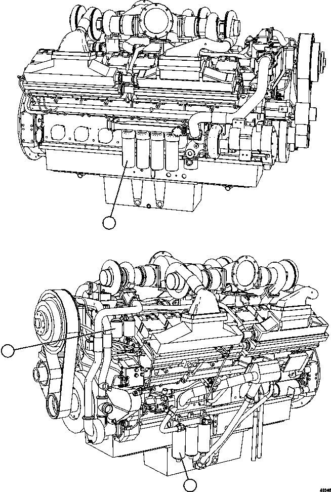 ELEMENT, ENGINE OIL FILTER XA4515 KOMATSU