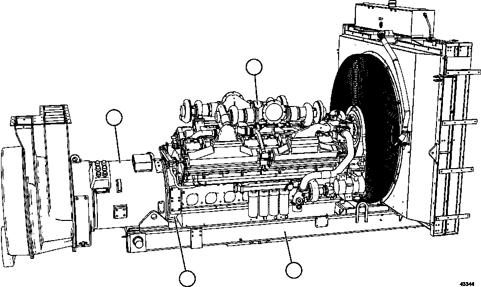 ENGINE (ORDER FROM FACTORY) PC3154 KOMATSU