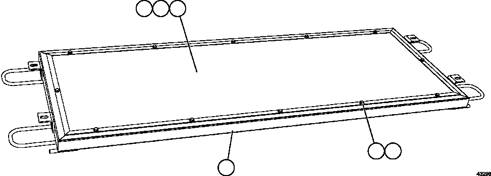 DOOR, FRONT 58E-54-00110 KOMATSU